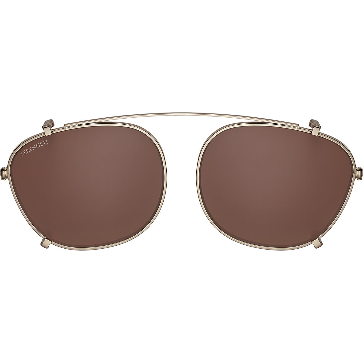 CLIP ON EGON S, Shiny White Gold-Mineral Polarized Drivers Gradient Cat 2 to 3 B4, hi-res image number null